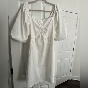 VICI white babydoll dress